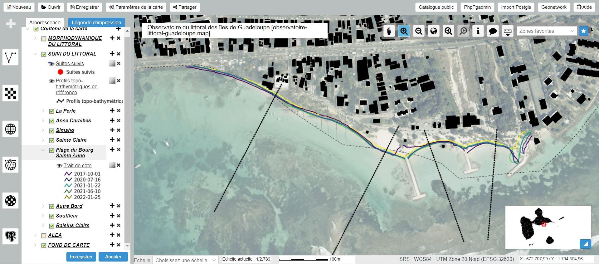 Carte interactive de l'Observatoire